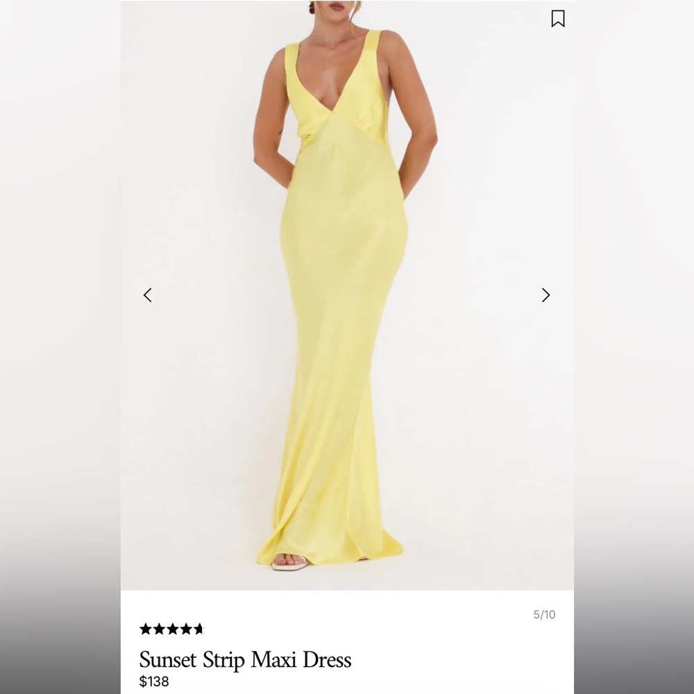 Sunset strip maxi dress